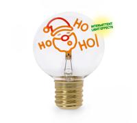 Legami - Lampe de table Ampoule Fiction XL, rechargeable | Forme d’ampoule décorative pour usage intérieur uniquement, avec lumières clignotantes, rechargeable avec câble de type C