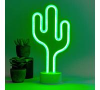Legami - Lampe Led Effet Néon, It's a Sign, Thème Cactus, Double Alimentation, Câble Type-C (Inclus) ou Piles (non Incluses), Lampe de table