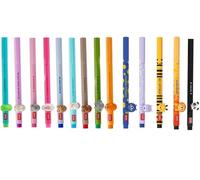 LEGAMI Lot de 14 stylos gel Lovely Friends, abeille, lion, hippo, monstre, panda, lama, monstre, lapin, tigre, koala, chat, ours en peluche, paresseux et dinosaure