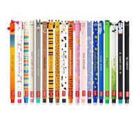 Legami Stylos gel effaçables Lot de 6 — encre thermosensible, pointe 0,7mm — Savannah+Under the Sea