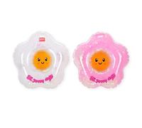 LEGAMI - Lot de 2 Porte-Boissons gonflables, Porte-Boissons flottantes, en Forme de Fleur, Porte-Boissons flottantes de mer, véritable détente pour apéritifs et collations à Bord de Piscine, diamètre