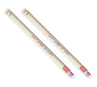 LEGAMI Lot de 2 stylos à encre gel effaçable lapin de Pâques, encre sensible à la chaleur, pointe de 0,7 mm de diamètre, 15 cm de long, encre violette