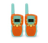 Legami – Talkies-walkies WT0001 – Lot de 2, 8 canaux, portée 3–5 km, volume réglable – Orange