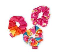 Legami - Lot de 3 Hair Scrunchies Hair We Are, élastiques pour cheveux, élastiques à friser avec tissu effet satiné, thème Daisy, Beauty