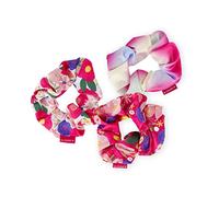 Legami - Lot de 3 Hair Scrunchies Hair We Are, élastiques pour cheveux, élastiques à friser avec tissu effet satiné, thème Flowers