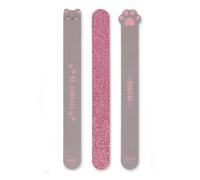 Legami - Lot de 3 limes à ongles, clous avant les males, 3 limes adaptées pour raccourcir, citron et modeler tous les types d'ongles, pour une manucure précise, 2 x 18 cm
