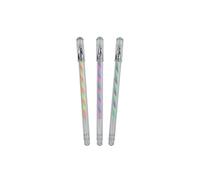 Legami - Lot de 3 stylos gel multicolores, 1 x 14,5 cm, diamètre de la pointe 1,0 mm, trois encres contrastées pour décorer, écrire et donner de l'originalité à chaque page