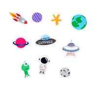 Legami Lot de 30 décorations pour Les Rayons du vélo Bébé - garçon, Space, Taille Unique
