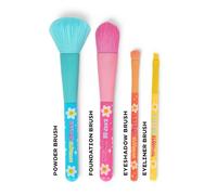 Legami – Lot de 4 pinceaux de maquillage Oh My Glow! Daisy – 100% vegan, format voyage