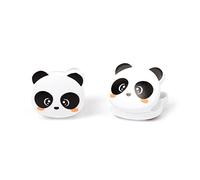 Legami - Lot de 6 clips Fermer le paquet, pour fermer les paquets, 4 x 3,3 cm, thème Panda