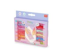 Legami - Lot de 6 marqueurs à double pointe avec couleurs inscriptibles - Meow + mini surligneurs Teddy's Style + Teddy's Mood