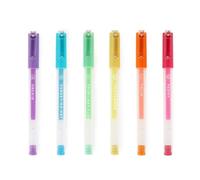 Legami - Lot de 6 stylos gel pastel - Spring is in the Air, 6 couleurs pastel avec différents parfums, stylos colorés pour écrire, dessiner, colorier, pointe 1 mm