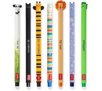 LEGAMI - Lot de 7 stylos gel effaçables avec encre effaçable thermosensible