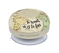 LEGAMI - Mains Libres et Haut-Parleur Bluetooth® résistant à l'eau, 8,5 x 8 cm, en Silicone et ABS, Singing in The Shower, Microphone intégré, câble USB de Charge Inclus, Temps de Charge 1 Heure