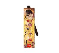 Legami - Marque-page avec élastique marque-page, également utile pour tenir le livre fermé, en papier certifié plastifié, 4,7 x 17,5 cm, thème Gustav Klimt