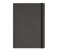 Legami - Maxi Daily Planner 2026, Deep Graphite, 13 mois, fermeture élastique, janvier 2026-décembre 2026 et planning janvier 2027, papier certifié FSC, 19.5 x 26.5 cm