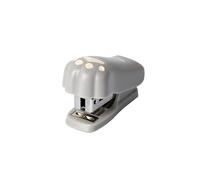 Legami – Mini agrafeuse Meow, plastique 3,3×4,5 cm, thème chaton, éjecteur intégré, 1000 points