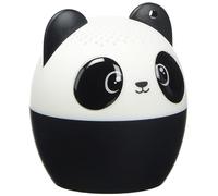 LEGAMI - Mini Haut-Parleur et Haut-Parleur sans Fil, Augmentez Le Volume, Ø 4,3 cm, Extérieur en Caoutchouc, Intérieur en Plastique, Thème Panda, Prenez Un Selfie à Distance