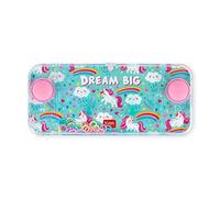 Legami – Mini jeu d'eau avec anneaux, sans piles, portable 15,2 x 7 cm, thème Licorne