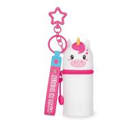 Legami – Mini porte-monnaie porte-clés Unicorn kawaii silicone spirale mousqueton dragonne 5x12x5 cm