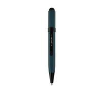 Legami - Mini Stylo Tactile, 0,8 x 9,6 cm, Stylo à Bille Noir, diamètre de la Pointe 1,0 mm, Stylo avec Gomme pour saisir sur Chaque Appareil Tactile, Variante Petrol Blue