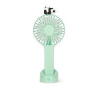 Legami - Mini Ventilateur Portable Rechargeable, Mini Fan, Ventilateur Panda Petit Poche à 3 Vitesses USB Rechargeable, 6 x 21,5 x 6,6 cm, Panda