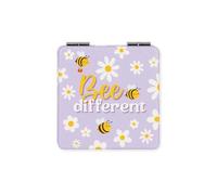 Legami - Miroir de Sac à Main avec Miroir grossissant, Motif Bee, sans Distorsion, idéal pour Le Sac à Main et Les Voyages, 6 x 6 cm