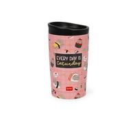 Legami - Mug isotherme Hot&Cold Vacuum Tumbler, Sushi Cat, fermeture hermétique, en acier inoxydable, contenance 275 ml, pour tous types de boissons