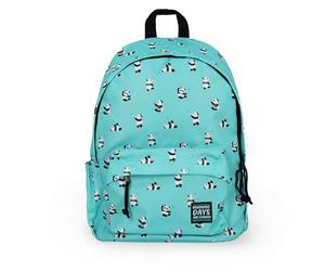 Legami - My Backpack, Panda, sac d'école doublé et rembourré, avec fermeture à glissière, poche interne pour ordinateur portable et tablette, sac à dos de voyage 32 L, 35 x 45 x 20 cm
