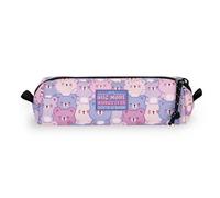 LEGAMI - My Pencil Case, Teddy Bear, Fermeture à glissière, Plastique recyclé, résistant, spacieux, Pratique, Trousse d'école, Trousse de Bureau, 22 x 6 cm