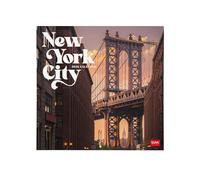 Legami - New York, Calendrier mural 2026, grand calendrier mural, 12 mois et planificateur d'année, en 6 langues, espace pour notes, signes du zodiaque, jours fériés internationaux, 30 x 29 cm