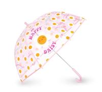 LEGAMI - Parapluie enfant Dancin' In The Rain, thème Daisy, structure coupe-vent, ouverture manuelle, fermeture en tissu avec espace pour le nom, poignée crochet, 73x65 cm