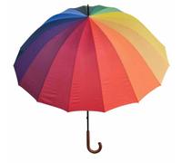 LEGAMI - Parapluie pliant, thème arc-en-ciel, ouverture automatique