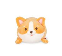 Legami - Peluche Super Soft, thème Corgi, Format Mini, avec Carte d'Identité Personnalisable, Tient Debout, 14x15x12 cm, Orange