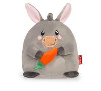 Legami Peluche Super Soft Donkey – Mini, carte d'identité personnalisable, tient debout, 14x15x12 cm