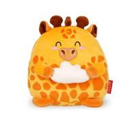 Legami - Peluche Super Soft, thème Giraffe, Format Mini, avec Carte d'Identité Personnalisable, Tient Debout, 14x15x12 cm, Jaune
