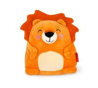 Legami - Peluche Super Soft, thème Lion, Format Mini, avec Carte d'Identité Personnalisable, Tient Debout, 14x15x12 cm