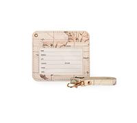 Legami - Porte-Badge de Cou, 1 fenêtre Transparente, Poches pour Cartes, Cordon avec Mousqueton, Fermeture avec Clip de sécurité, Parfait pour Les infirmières, 10,4 x 9 cm, thème de Voyage