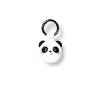 Legami Porte-clés Airtag pour AirTag, 3,8 x 5 cm, Silicone et métal, thème cœur, personnalisez Votre Appareil, protège sans Affecter Le Signal Unisexe - Adulte, Panda, Taglia Unica, décontracté,