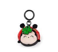 Legami - Porte-clés Super Soft! Motif Ladybug, porte-clés en peluche, pendentif avec message gravé et mousqueton en zinc, 7 x 11 cm