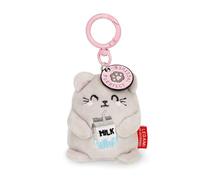 LEGAMI - Porte-clés Super Soft! Thème Kitty, Porte-clés en Peluche, Pendentif avec Message gravé et Mousqueton en Zinc, 7x11 cm