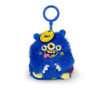 Legami - Porte-clés Super Soft! Thème Monster, Porte-clés en Peluche, Pendentif avec Message gravé et Mousqueton en Zinc, 7x11 cm