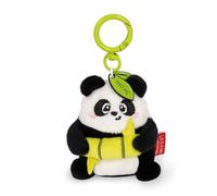 LEGAMI - Porte-clés Super Soft! Thème Panda, Porte-clés en Peluche, Pendentif avec Message gravé et Mousqueton en Zinc, 7x11 cm