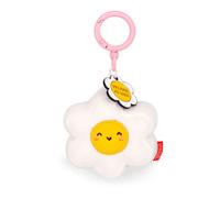 Legami Porte-clés Super Soft! Daisy – Peluche, message gravé, mousqueton en zinc 7×11 cm Blanc