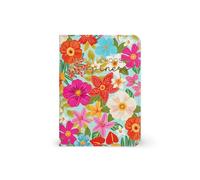 Legami - Porte-Passeport avec Fleurs, Porte-Passeport, Portefeuille pour Voyager, étui pour Passeport, 1 Poche pour Passeport, 4 Poches pour Cartes, Protection RFID, 10,5 x 14 x 1 cm, thème Fleurs,