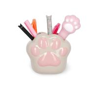 LEGAMI - Porte-stylos en céramique, Kitty Paw Théme, Desk Friends, peint à la main, Idée cadeau, Organisateur de bureau