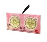 Legami - Refroidisseurs pour yeux rafraîchissants et réutilisables, 2 disques pour yeux avec effet apaisant, thème cucumber, soulagement immédiat après une dizaine de minutes après l'application