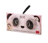 Legami - Refroidisseurs pour yeux rafraîchissants et réutilisables, 2 disques pour yeux avec effet apaisant, thème Panda, soulagement immédiat après une dizaine de minutes après l'application