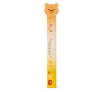 Legami – Règle Teddy Bear – plastique 15 cm – pour mesurer, souligner et tracer des lignes nettes