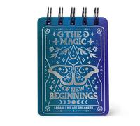 LEGAMI - Reliure à spirales 8 mm, thème Moth, Special Edition, format mini, papier certifié FSC, 220 pages, papier blanc 80 g/m², 7 x 10 cm